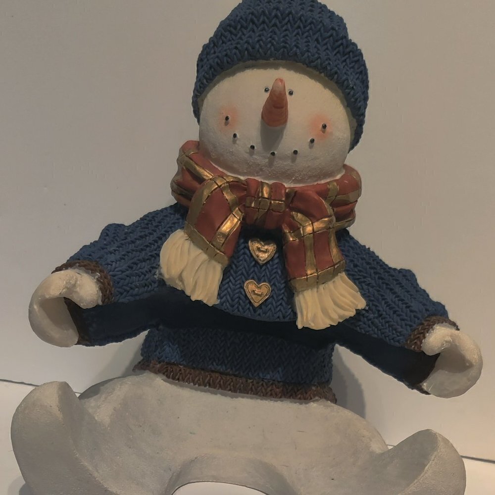 A Happy Large Snowman, Arms Extended Welcoming Your Guests with Xmas Treats. - Picture 1 of 7